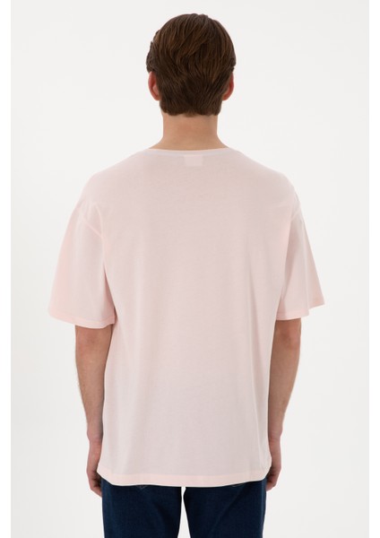 Erkek Açık Pembe Tişört 50306904-VR078 indirimleri