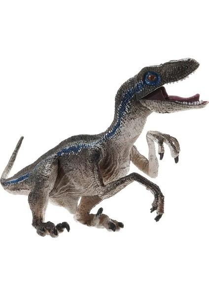Juric Tyrannosaurus Rex + Mavi Velociraptor Fascicodoll Dinozor Aksiyon Figürleri Hayvan Koleksiyonu Hediyeleri Eğitim Kids Toycolor: T Rex (Yurt Dışından)