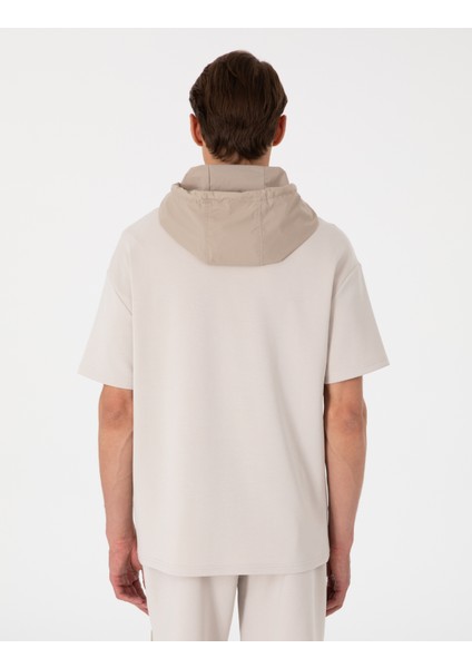 Erkek Taş Comfort Fit Sweatshirt 50302613-VR049