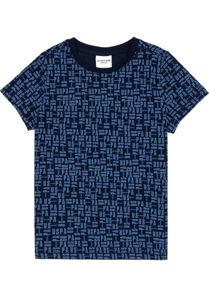 Erkek Çocuk Açık Lacivert Tişört 50307144-VR059