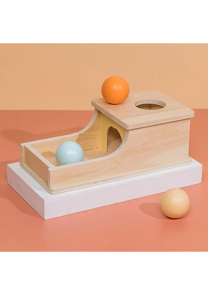 Montessori Bebek Erken Eğitim Oyuncakları Renkli Ahşap Fırlatma Para Çekmece Kutusu Davul Eğitimi Bebek Duyusal Mantık Öğretim Aıds Renk: Hedef Kutu (Yurt Dışından)