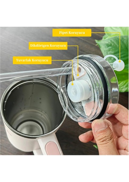 quencher uyumlu 3’lü silikon set – sızdırmaz tıpa, pipet koruyucu ve taban kılıfı