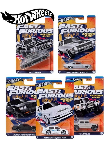 Hot Wheels Fast And Furious Decades Of Fas