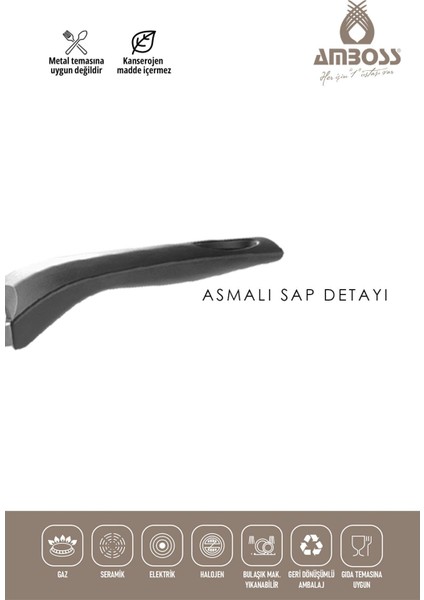 Mocca 26 cm Titanyum Kaplama Krep Tavası - Yanmaz Yapışmaz Krep Tavası fırsatları