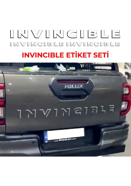 Toyota Hılux Invıncıble Etiket Seti fırsatları