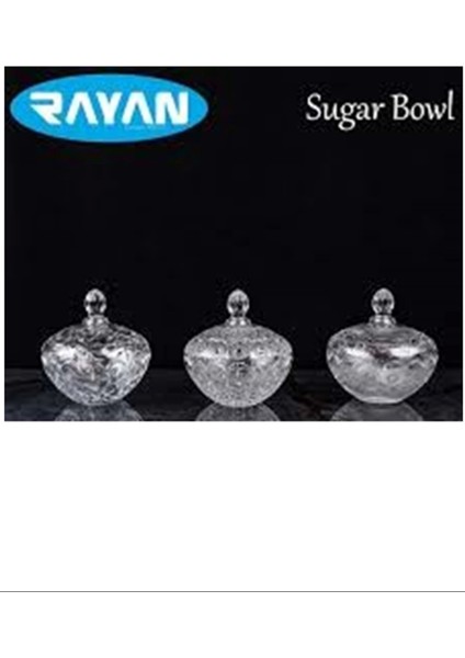 Cam Şekerlik Sugar Bowl NEMERE-G-504BC