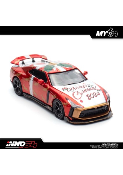 Inno 1/64 Nissan GT-R50 "xmas 2024" Special Edtion IN64-R50-XMAS24