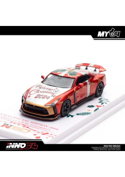 Inno 1/64 Nissan GT-R50 "xmas 2024" Special Edtion IN64-R50-XMAS24