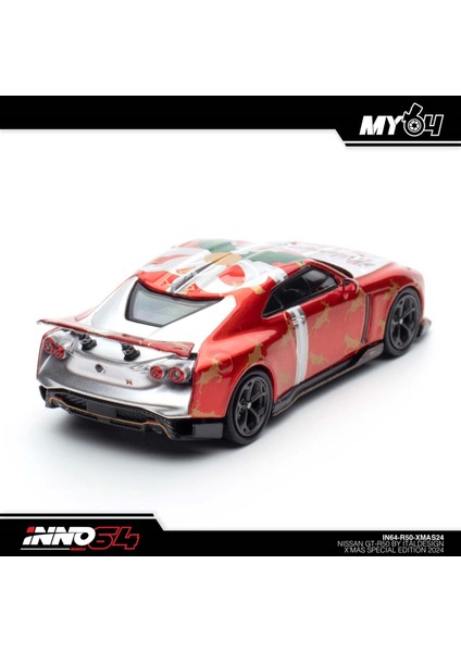 Inno 1/64 Nissan GT-R50 "xmas 2024" Special Edtion IN64-R50-XMAS24