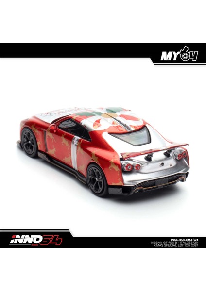 Inno 1/64 Nissan GT-R50 "xmas 2024" Special Edtion IN64-R50-XMAS24