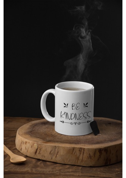 Be Kind'' Yazılı Porselen Kupa Bardak - Nazik Ol Temalı Hediye 300 ml fiyatları