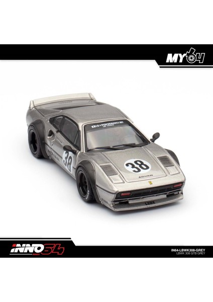 Inno 1/64 Lbwk 308 Gtb Grey IN64-LBWK308-GREY