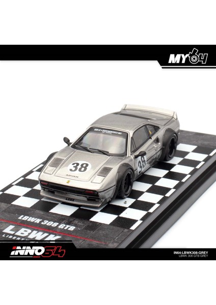 Inno 1/64 Lbwk 308 Gtb Grey IN64-LBWK308-GREY