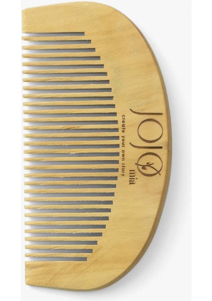 Doğal Ahşap Bebek Tarağı Anti Statik Maun Ağacı