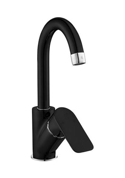 Ar Fia Kuğu Borulu Lavabo Bataryası Mat Siyah 103508965