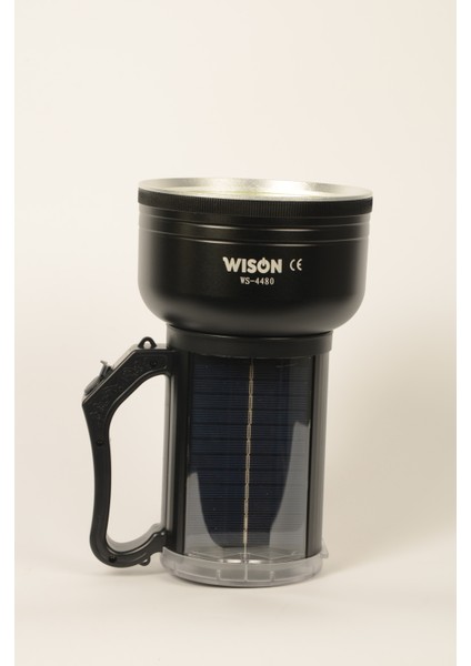 WS-4480 30WATT 3000 Lümen Suya Dayanıklı Profesyoneller Için Üretilmiş Fener Siyah