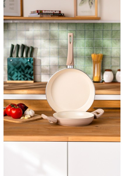 Crystal 2 Parça Tava Sahan Seti Rosegold