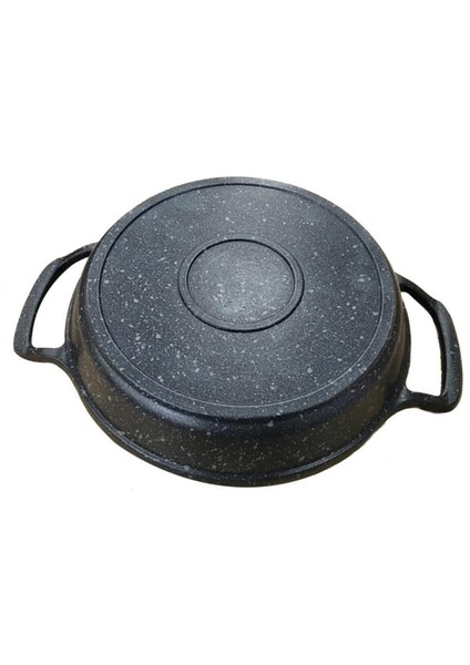 Döküm Sağan Ömür Boyu Garanti 18CM Granit Pik Döküm Yumurta Sahanı Tava Yanmaz Yapışmaz Iç Dış Yüze fiyatları