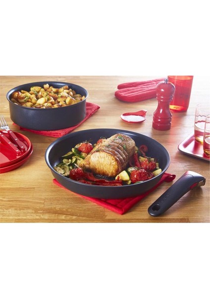 Titanyum 6x Mix Indüksiyon Tabanlı Wok Tava - 26 cm