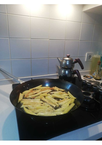 Kara Tava 33 cm Kavurma Tavası Balık Tavası Kullanmadan Yakma Işlemi Yapınız Açıklamada fiyatları