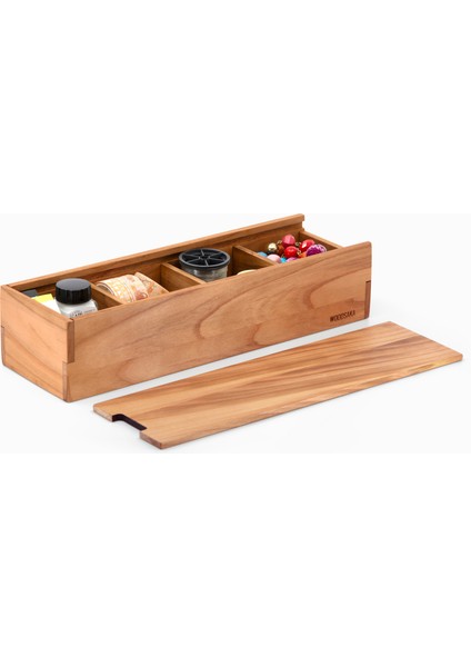 4 Bölmeli Sürgülü Kapaklı Hediye ve Aksesuar Kutusu indirimleri