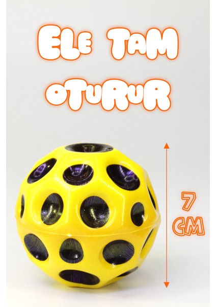 Yükseğe Zıplayan Krater Top Galaksi Uzay Ay Topu Aşırı Zıplayan Bahçe Oyuncağı