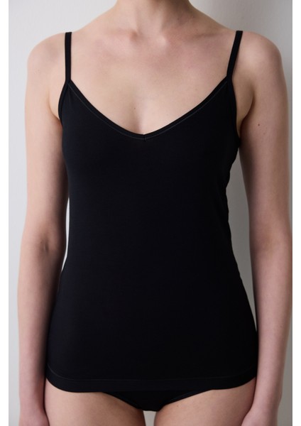 Thin Strap Siyah Atlet