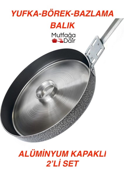 32 cm Kapaklı Kızartma Tavası