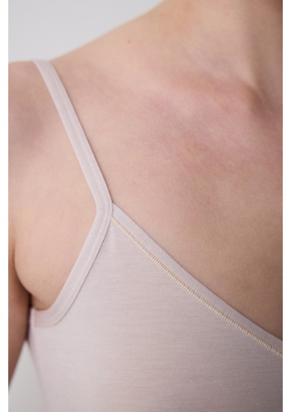 Thin Strap Açık Bej Atlet