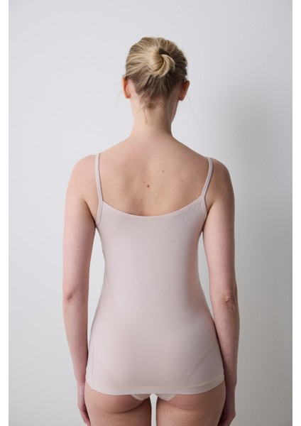 Thin Strap Açık Bej Atlet