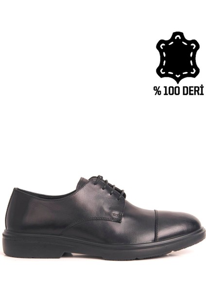 SENATÖR MASKARETLİ DERİ AYAKKABI -SİYAH fiyatları