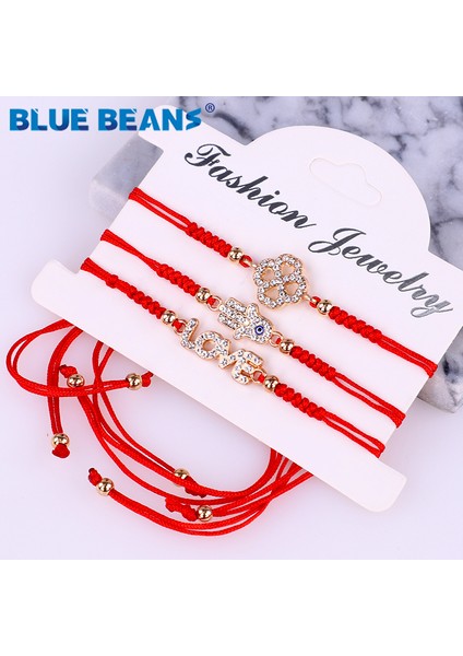 No.2 Boyutu Bohemia Bileklikler Hayat Ağacı Kadınlar Için Örgülü Halat Boncuklu Nazar Boncuğu Charm Bilezikler Kristal Ayarlanabilir Kalp Moda Şanslı (Yurt Dışından) fiyatları