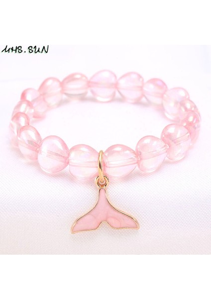 3 Adet Aynı Mhs.sun Unicorndenizkızı Şansı Boncuk Bilezikler Sevimli Bebek Kızlar Plastik Boncuk Bilezikler Parti Takıları Çocuklar Için Hediye (Yurt Dışından)