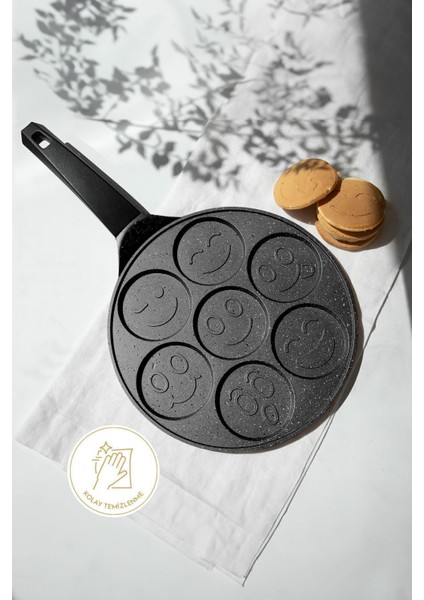 Siyah Alüminyum Döküm 27 cm Krep Tavası fırsatları