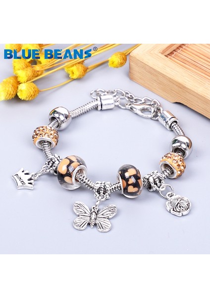 20CM Tarzı C4 2020 Kadınlar Için Boncuklu Bileklik Takılar Altın Bilezik Kızlar Zincir Kristal Bileklik Paslanmaz Çelik Boho Punk (Yurt Dışından)