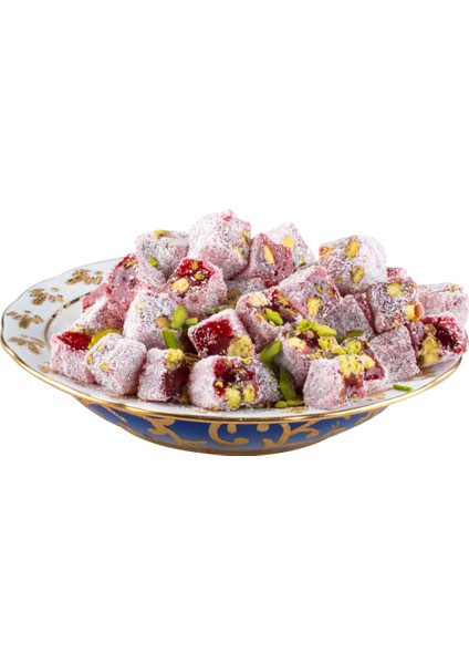 Hindistan Cevizi Kaplı Çifte Kavrulmuş Duble Antep Fıstıklı Narlı Lokum 150 gr modelleri