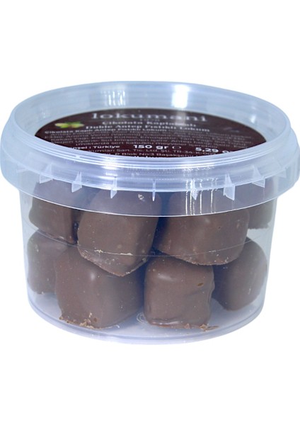 Çikolatalı Duble Antep Fıstıklı Lokum 150 gr