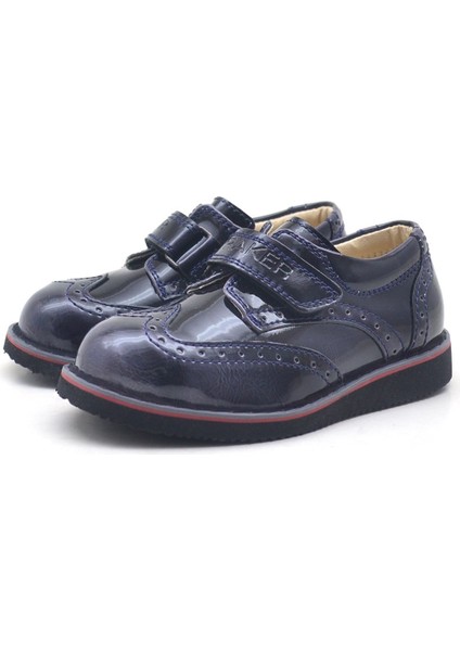 plus Lacivet Rugan Cırt Cırtlı Günlük Erkek Bebek Ayakkabı modelleri