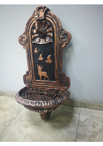 FS_902 Bakır Desenli Alüminyum Bahçe Çeşmesi modelleri