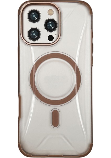 Apple iPhone 16 Pro Max Uyumlu Wendell Magsafe Arka Koruma Kılıf