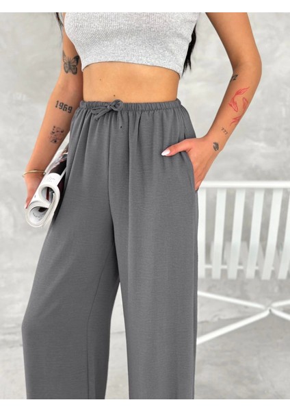 Ayrobin Oversize Pantalon - Füme