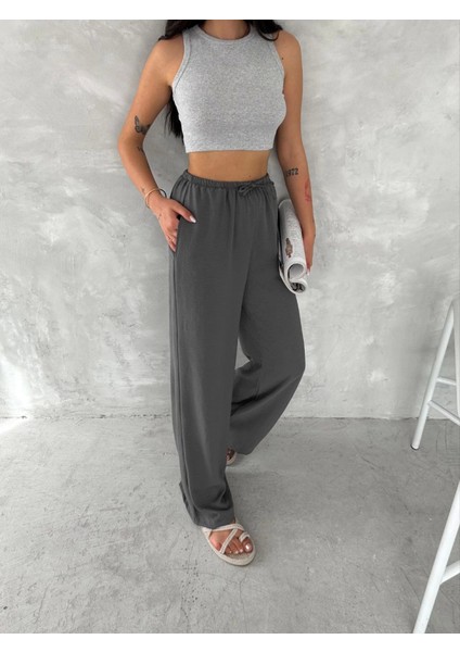 Ayrobin Oversize Pantalon - Füme