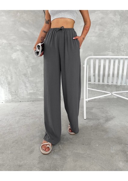 Ayrobin Oversize Pantalon - Füme