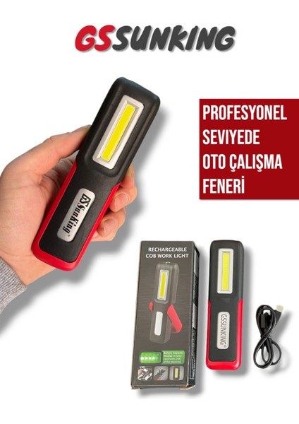 Gssunking 350 Lumen Çalışma Feneri Tamirci Lambası