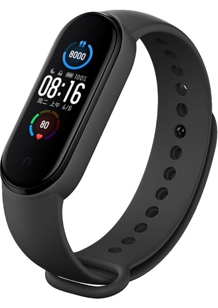 Xiaomi Mi Band 5 Akıllı Bileklik Uyumlu Silikon Kordon