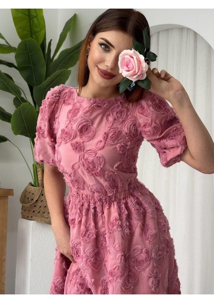 Wear Sırt Bağlama Detaylı Elbise