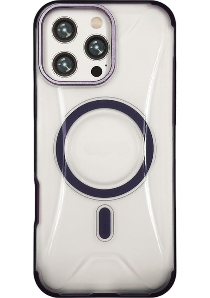 Apple iPhone 16 Pro Uyumlu Wendell Magsafe Arka Koruma Kılıf