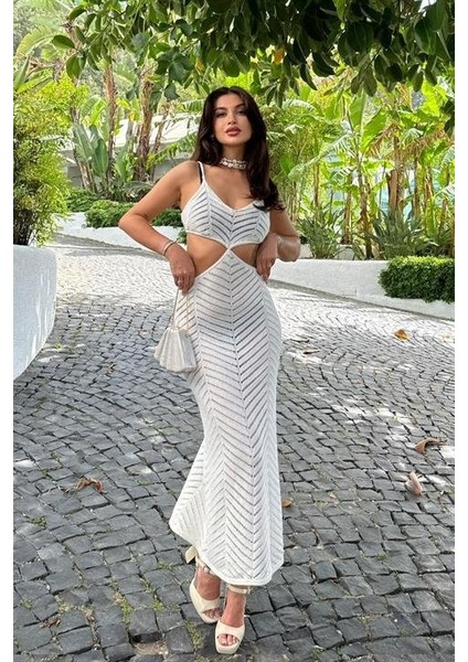 Kerry Sırt Dekolteli Cut Out Elbise 2776