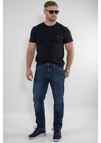 Erkek %100 Pamuk Straight Jeans indirimleri