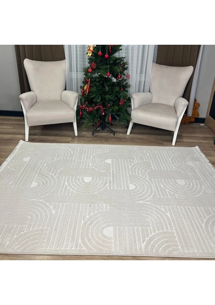 Level EN270 Bej Modern Halı